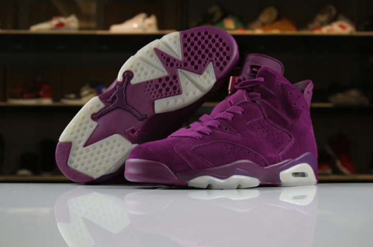 Custom Air Jordan 6 DIY Personal Tailor Bordeaux Sail Shoes